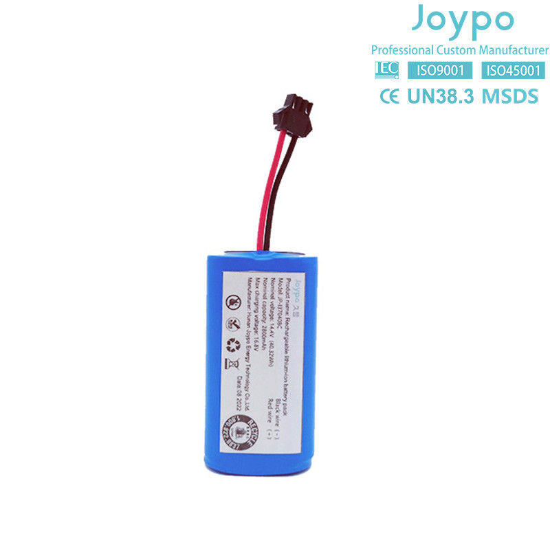 18650 Bộ pin lithium OEM có thể sạc lại 14.4V 2800mAh Cho máy hút bụi robot