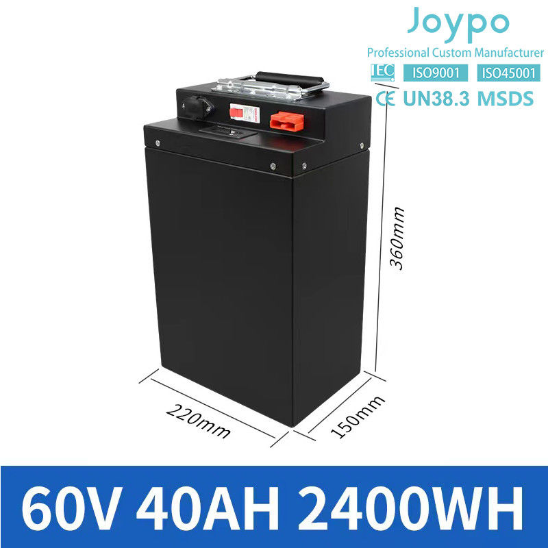 60V xe tay ga điện pin Lithium 20AH 30AH 40AH 50AH cho 2 / 3 bánh xe