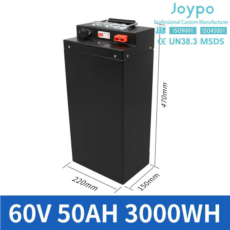 60V xe tay ga điện pin Lithium 20AH 30AH 40AH 50AH cho 2 / 3 bánh xe