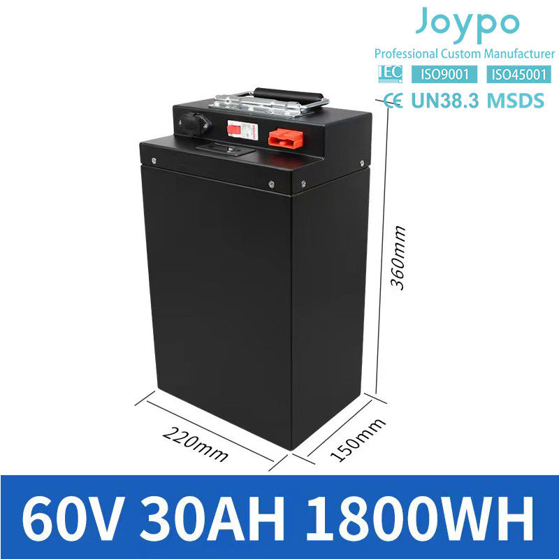60V xe tay ga điện pin Lithium 20AH 30AH 40AH 50AH cho 2 / 3 bánh xe
