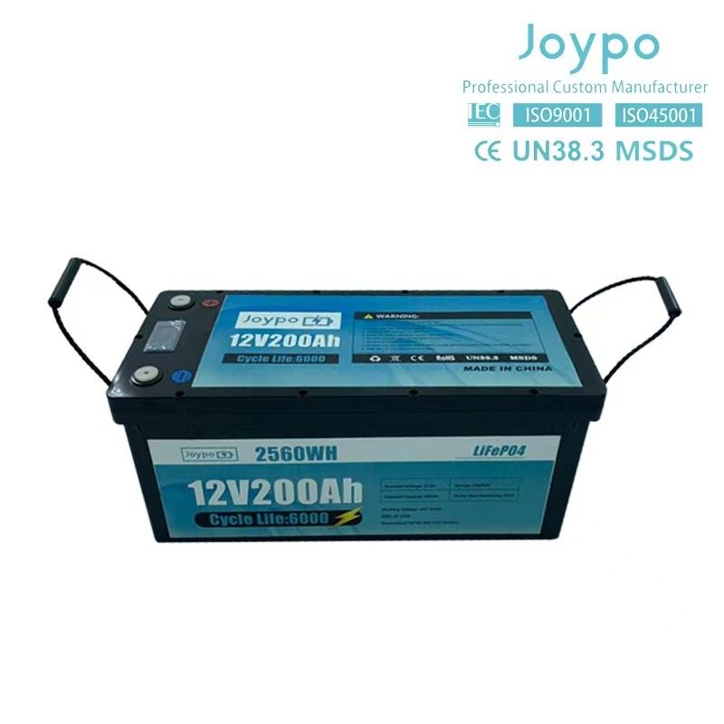 Pin lithium RV dung lượng lớn 12V 200Ah Deep Cycle Battery Pack cho Camper Trailer