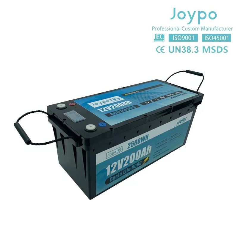 Pin lithium RV dung lượng lớn 12V 200Ah Deep Cycle Battery Pack cho Camper Trailer