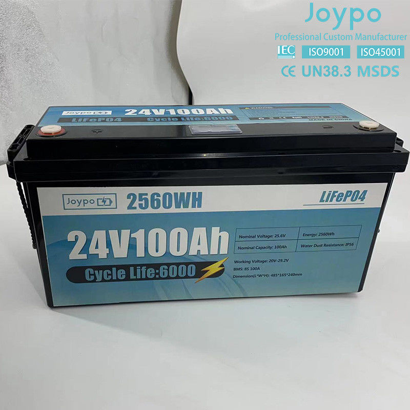 100Ah 200Ah Lithium Ion LiFePO4 pin 24 Volt Deep Cycle pin cho RV Campers