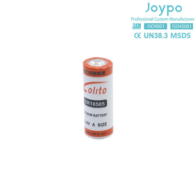 ER18505M Phòng pin lithium không sạc 3.6V 3000mah Mật độ năng lượng cao loại xoắn ốc