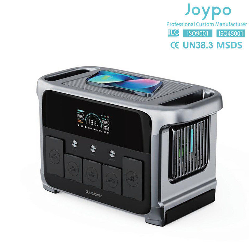 Bộ pin lithium ion di động 1200W năng lượng mặt trời cho các bữa tiệc ngoài trời và cắm trại