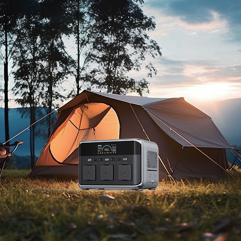 Nhà máy điện mặt trời di động 600W LiFePO4 pin máy phát điện mặt trời cho cắm trại