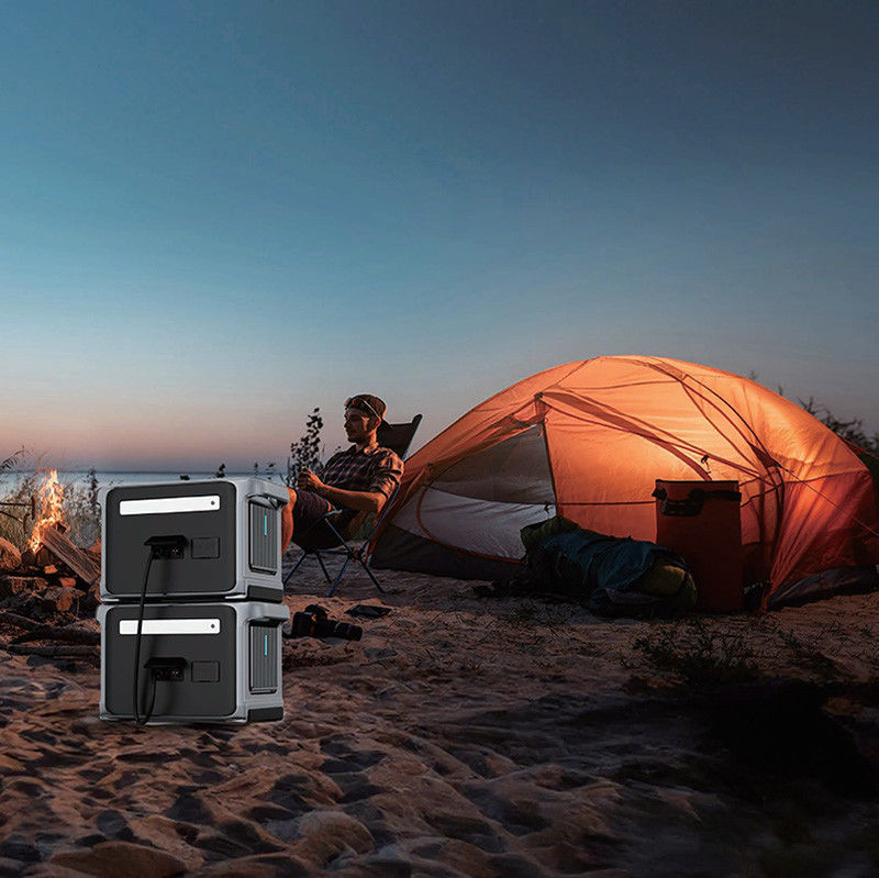2400W Tốc độ sản xuất lớn Máy phát pin mặt trời di động Hệ thống điện cho gia đình