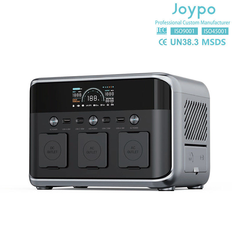 Không dây 15W sạc nhanh Máy phát năng lượng mặt trời di động 600W Cho cắm trại ngoài trời