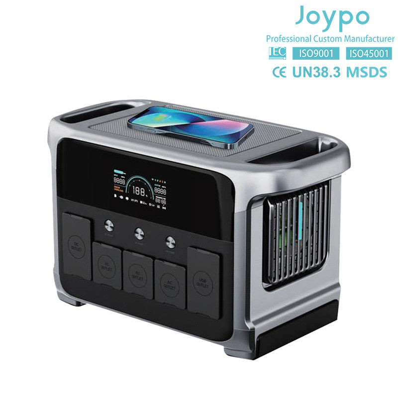 Máy phát năng lượng mặt trời di động không dây 1200W với pin Lithium Iron Phosphate