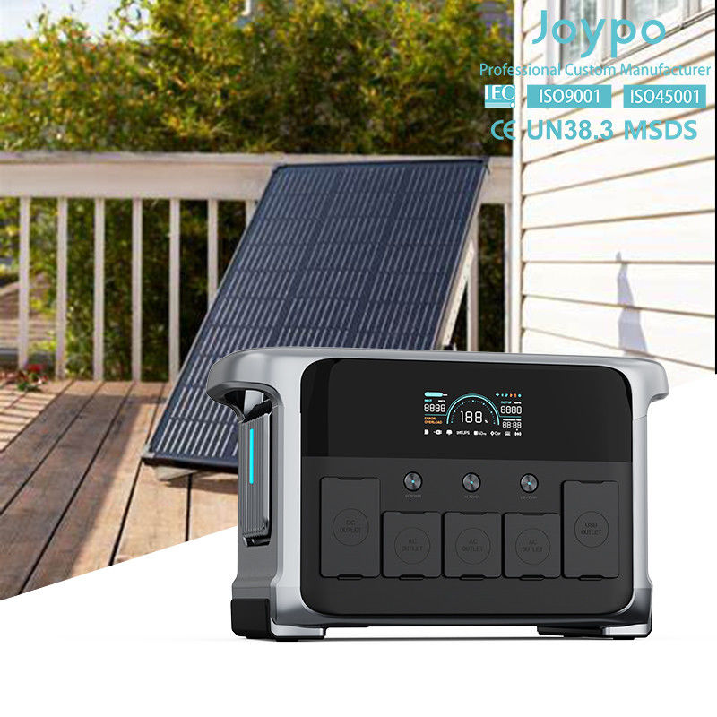 Máy phát điện mặt trời di động 1200W 1152Wh nguồn cung cấp điện không bị gián đoạn cho nhà và ban công