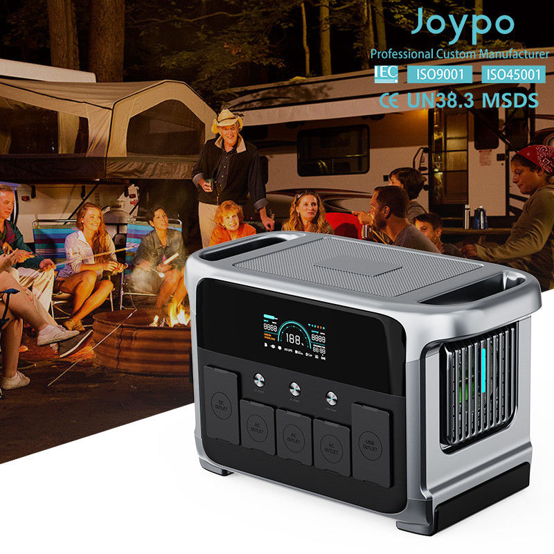 Động cơ phát điện mặt trời 1200W Nhà máy điện di động cho cắm trại với biến tần hai chiều