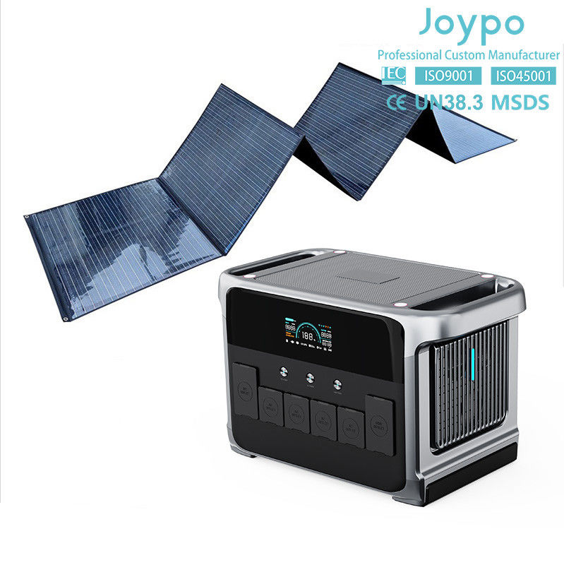 4.8kW 2.4kW Năng lượng mặt trời Động cơ nhà máy điện di động Lifepo4 Cho Cắm trại khẩn cấp