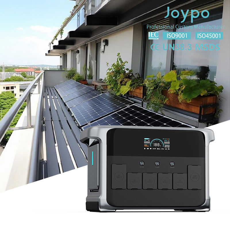 Hệ thống điện dự phòng UPS 2400W 2kva 110V 220V Máy phát năng lượng mặt trời yên tĩnh cho nhà ở