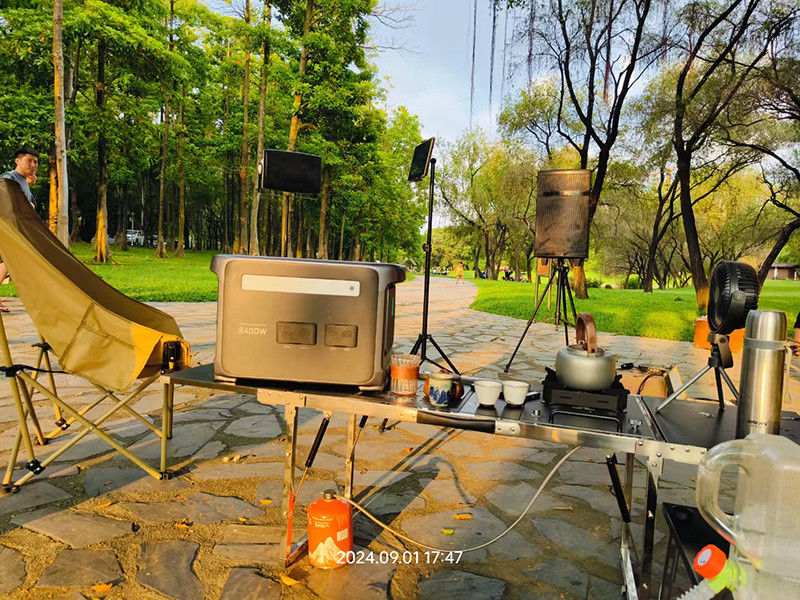 Hệ thống điện dự phòng UPS 2400W 2kva 110V 220V Máy phát năng lượng mặt trời yên tĩnh cho nhà ở