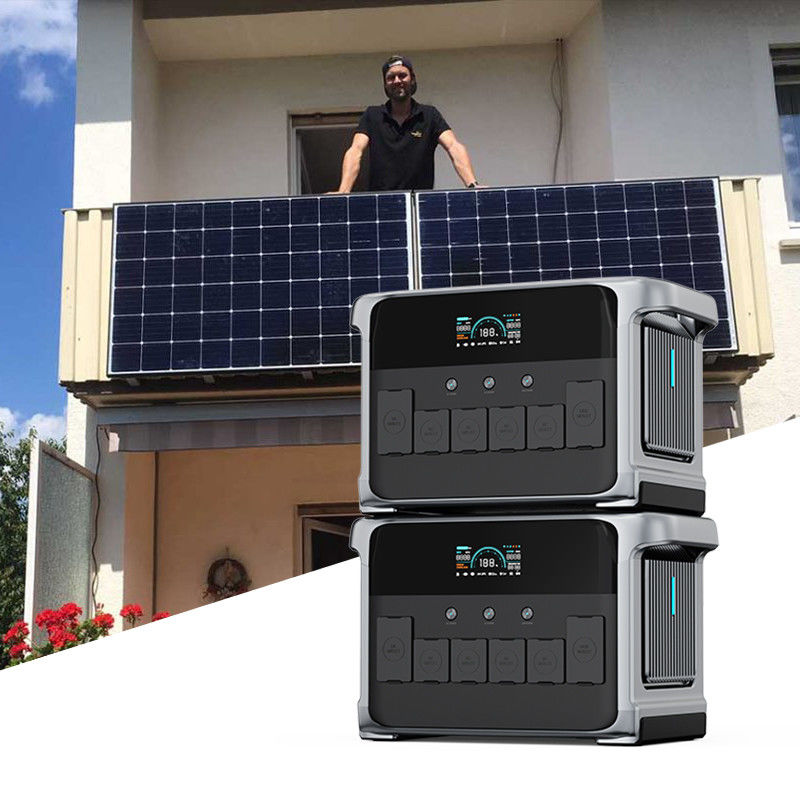 Joypo 2160Wh 2400W Máy phát điện mặt trời di động ngoài lưới cho hệ thống mặt trời ban công