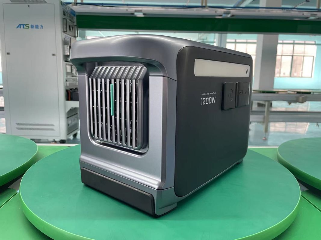Tất cả trong một hệ thống dự phòng năng lượng mặt trời pin di động với màn hình và điều khiển APP 1152Wh 45Ah 25.6V